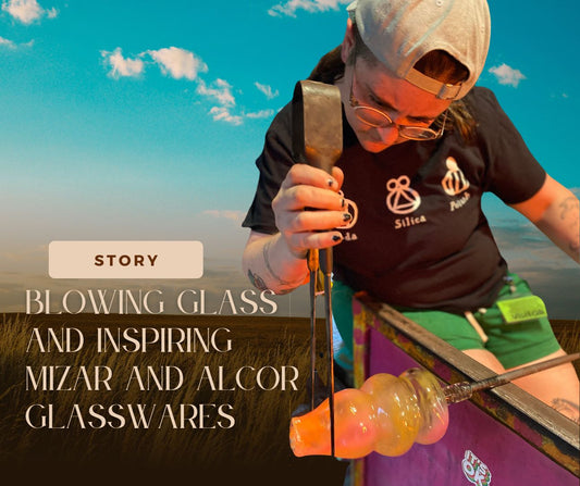 Blowing Glass and Inspiring Mizar and Alcor Glasswares